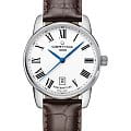 Certina Certina DS Podium Powermatic 80 C034.807.16.013.00  C0348071601300 механические мужские часы  белый циферблат, браслет кожаный — вид спереди